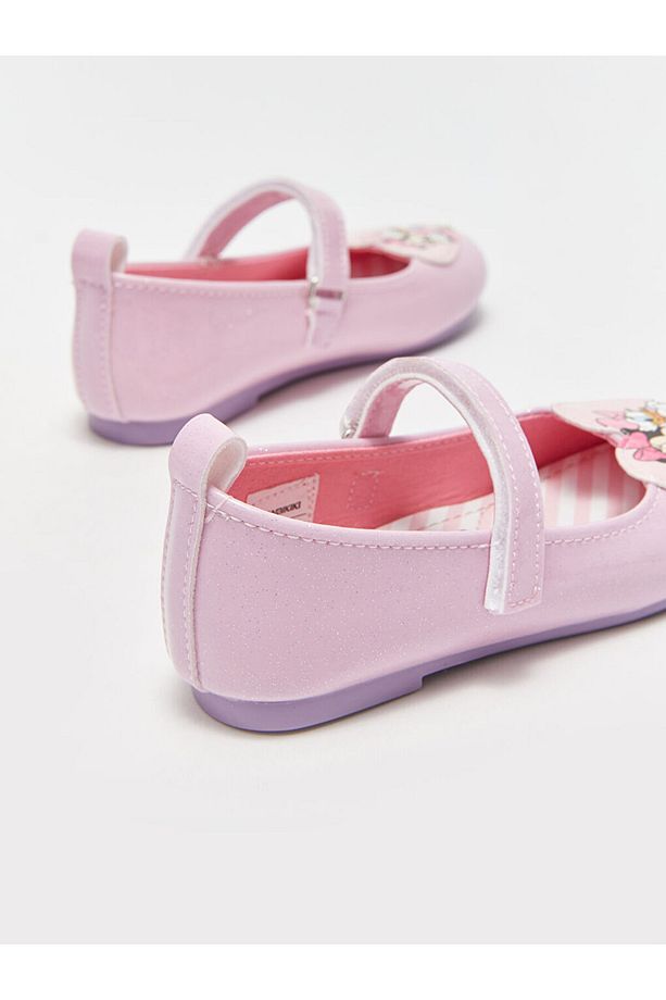 LCW Minnie Mouse Baskılı Kız Çocuk Babet - 5