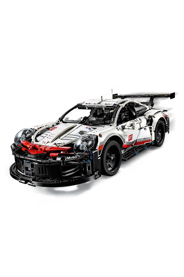 Porsche 911 RSR 1580 Parça 1:10 Ölçek Araba Yapı Taşları (Kutusuz) - 1