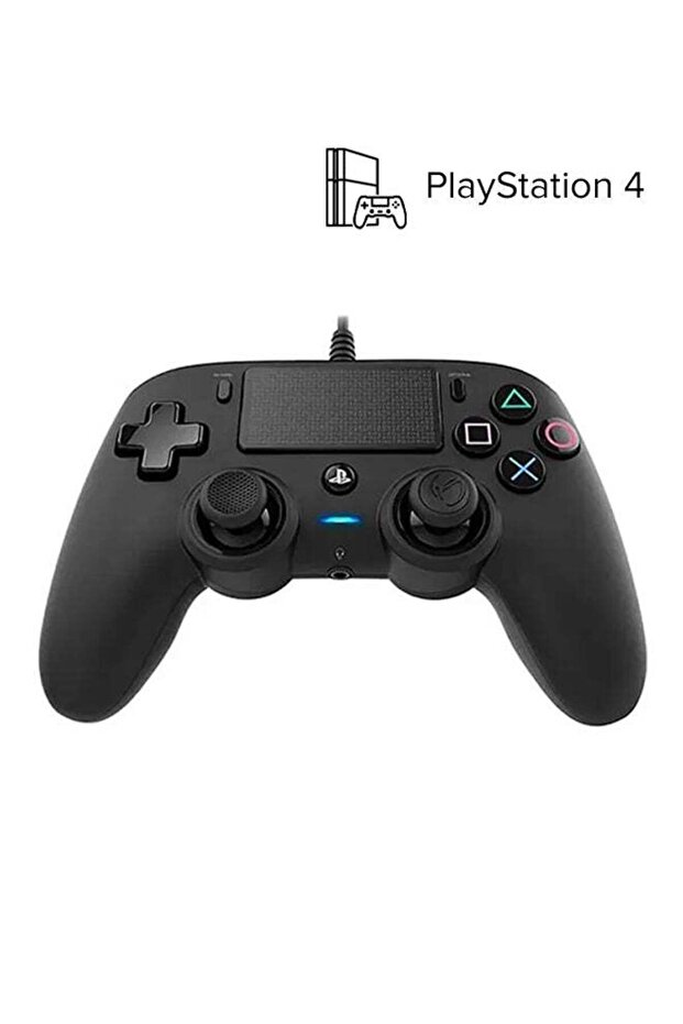 Wired Compact Controller For PlayStation 4 Black - 2