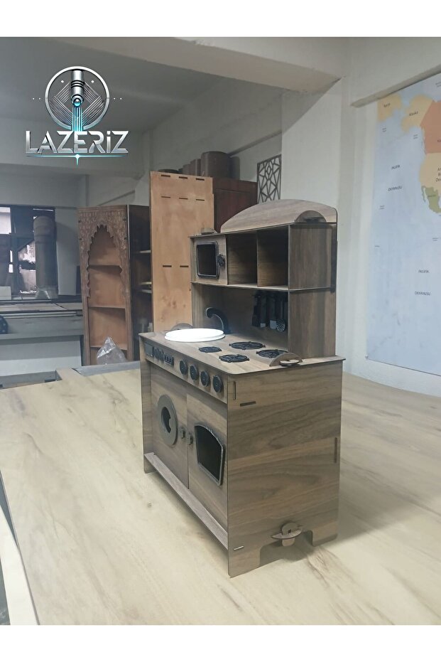 Ahşap Oyuncak Mutfak Seti - 4