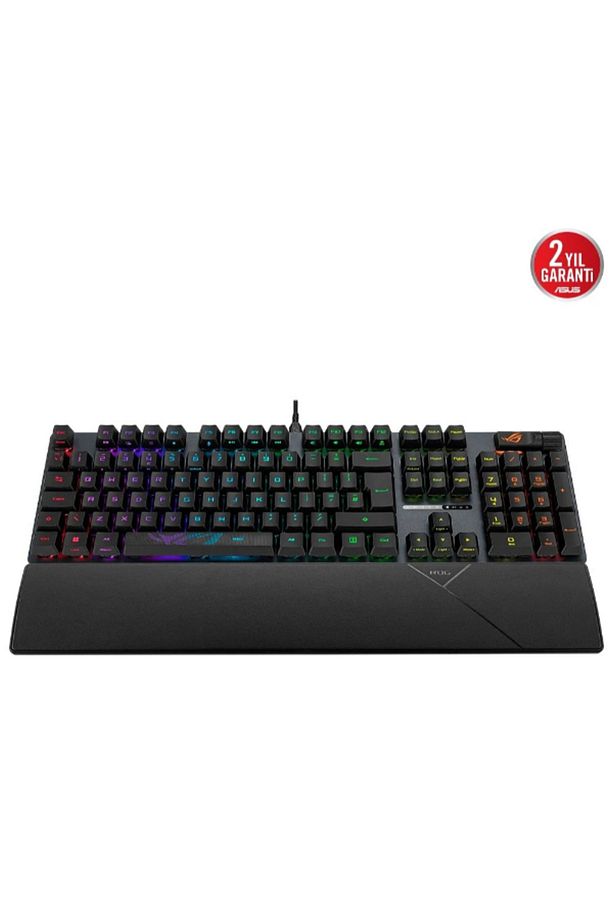 ROG STRIX SCOPE II RX RED Aura Sync RGB IP57 Multi Fonksiyonel Gaming Klavye 90MP0350-BKEA01 - 2