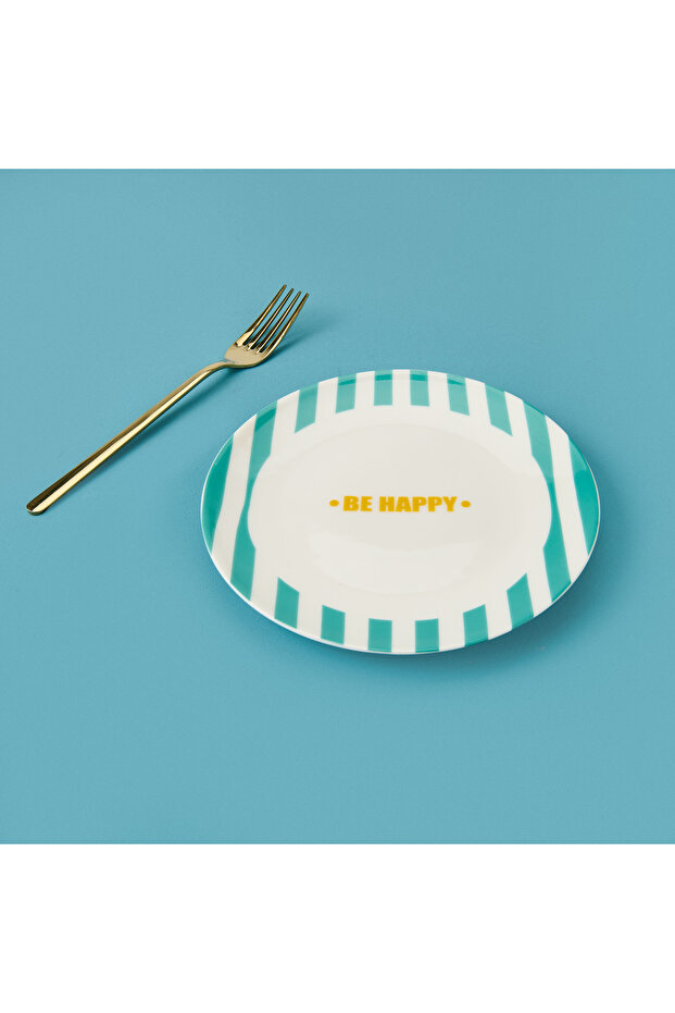 Kitchen Be Happy Tatlı Tabağı - Yeşil - 19 cm - 2