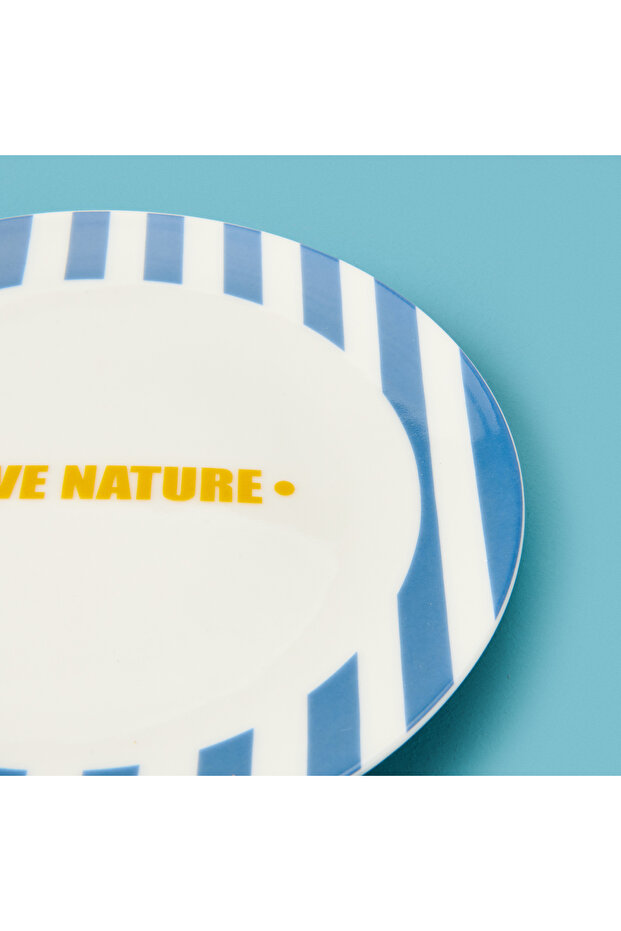 Kitchen Love Nature Tatlı Tabağı - Mavi - 19 cm - 4