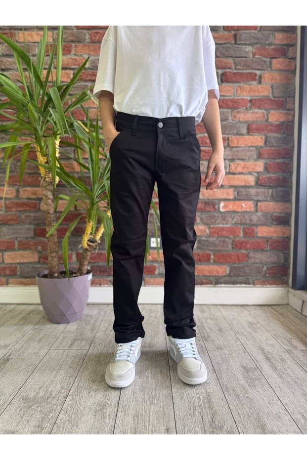 Boy's Waiter Linen Chino Trousers