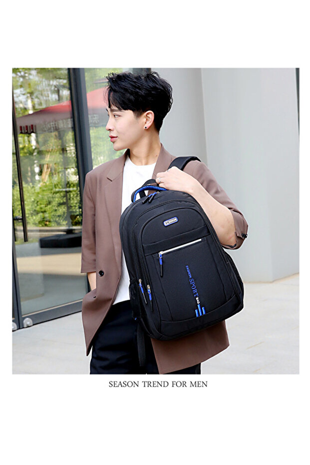 Backpack Men's Large Capacity Business Computer Backpack Schoolbag - 3