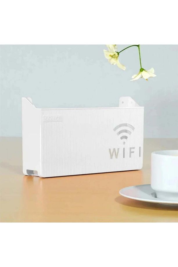 Beyaz Pleksi Wifi Kutusu Duvar Asılabilir Sigorta Ve Modem Saklama Kutusu 25x15x6 Cm - 7