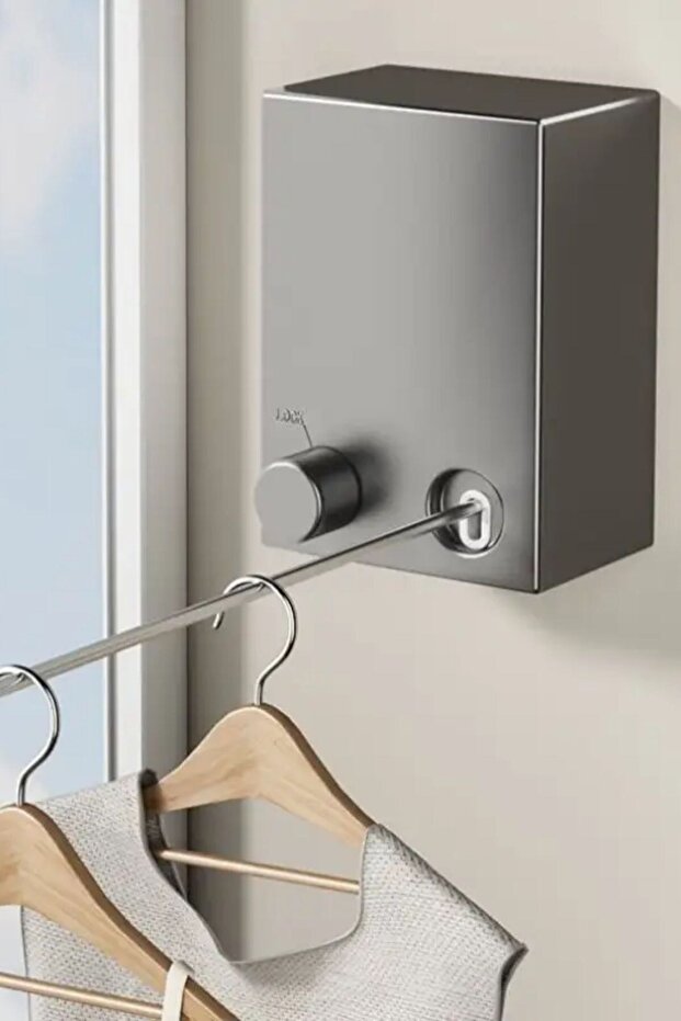 ®   Telescopic Clothesline Drying Rack, Practical Retractable Clothesline - 1