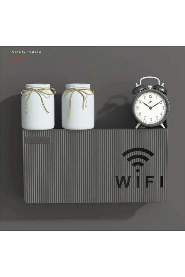 Beyaz Pleksi Wifi Kutusu Duvar Asılabilir Sigorta Ve Modem Saklama Kutusu 25x15x6 Cm - 5