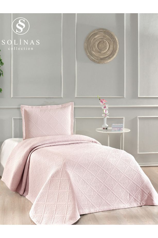 Sole Pudra Tek Kişilik Yatak Örtüsü - 1