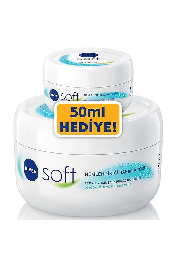 Soft Kavanoz Krem 300 ml 50 ml Set - 1