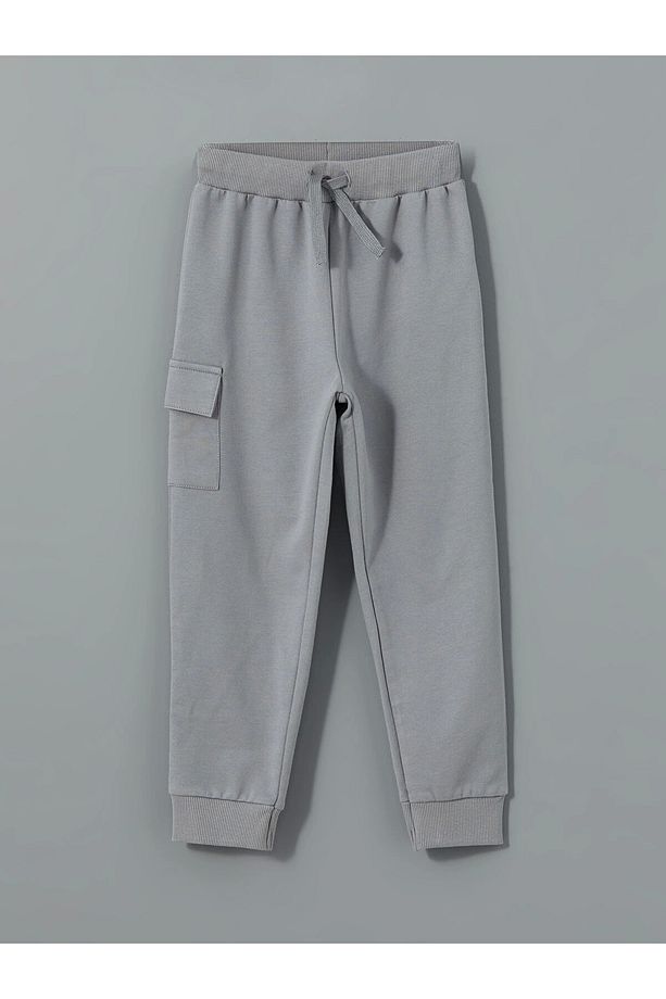 Lcw Kids Ekru Beli Lastikli Erkek Çocuk Jogger Eşofman Alt 2'li - 3
