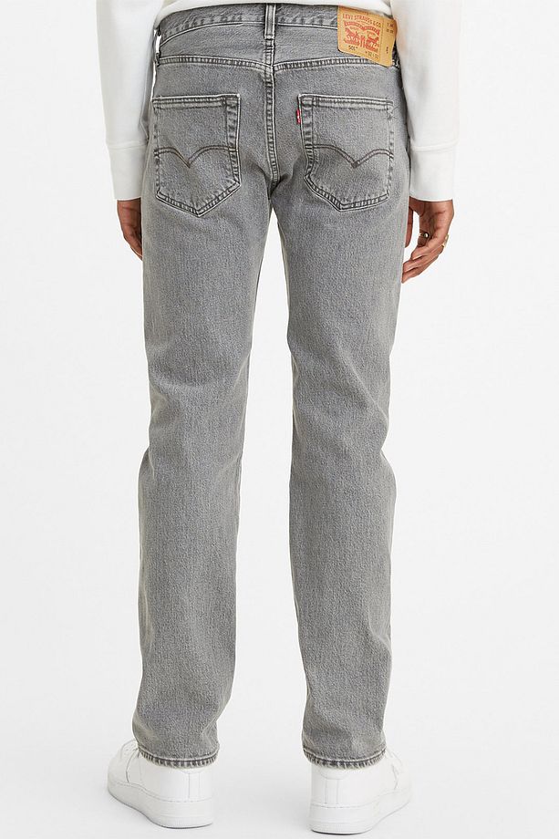 Erkek 501 Original Stretch Mid Rise Regular Fit Düz Paça Kot Pantolon - 00501-2370 - 3