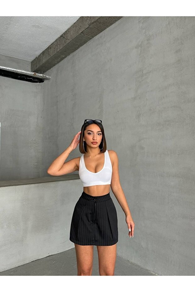 FUSTĂ STRIPED SHORT - 4