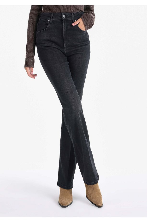 719 Chrısa Regular Fit Yüksel Bel Bootcut Kadın Mavi Jean Pantolon - 4