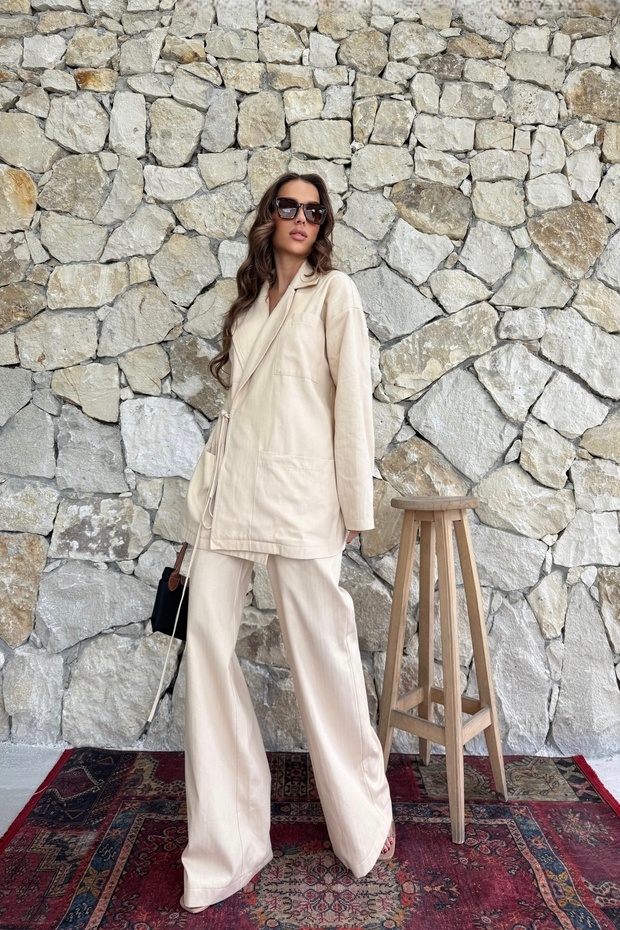 SPRİNG TAKIM KREM - 2