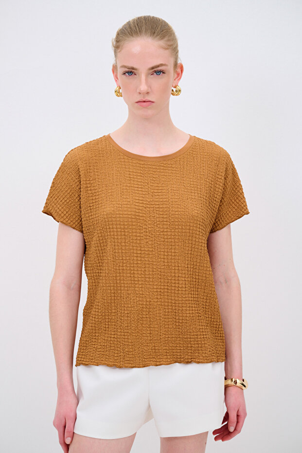 Kısa Kollu Bluz - 1