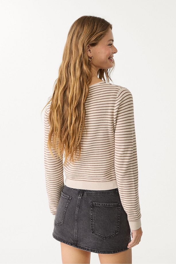 Denim şort etek - 3