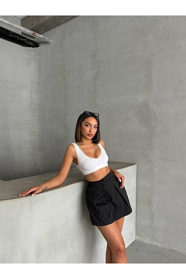 FUSTĂ STRIPED SHORT - 2