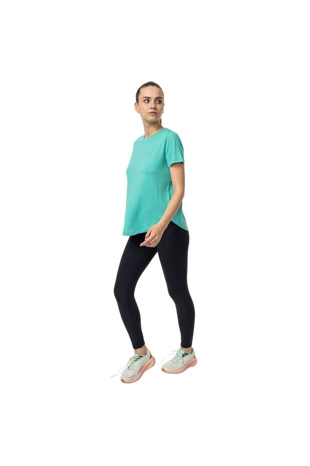 Tyme Kadın Turkuaz Tişört - 4