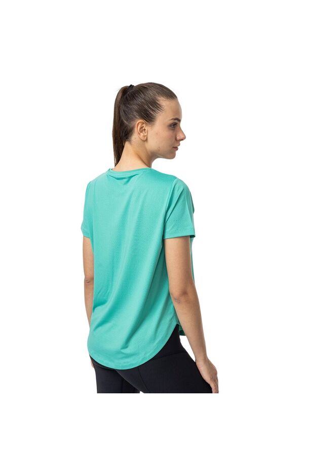 Tyme Kadın Turkuaz Tişört - 6