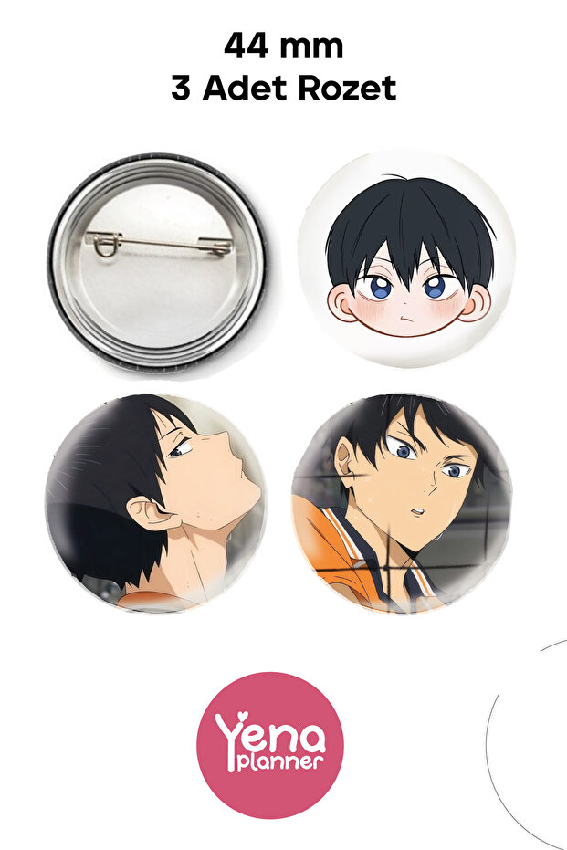 مجموعة شارة/زخرفة حقيبة Haikyuu