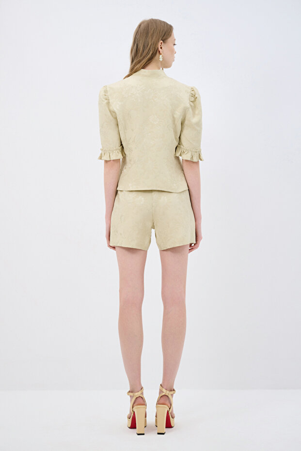 Fırfır Detaylı Gömlek - 6