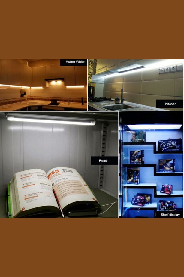 220 Volt 4014 Çubuk Led 1m Kasalı Dim Edilebilir Bar Led Gün Işığı-opak Cam - 4