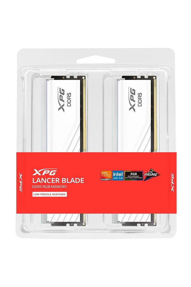XPG Lancer Blade RBG DDR5 6000MHz CL30 32GB (2x16GB) RAM MASAÜSTÜ PC  (AX5U6000C3016G-DTLABRWH) - 4