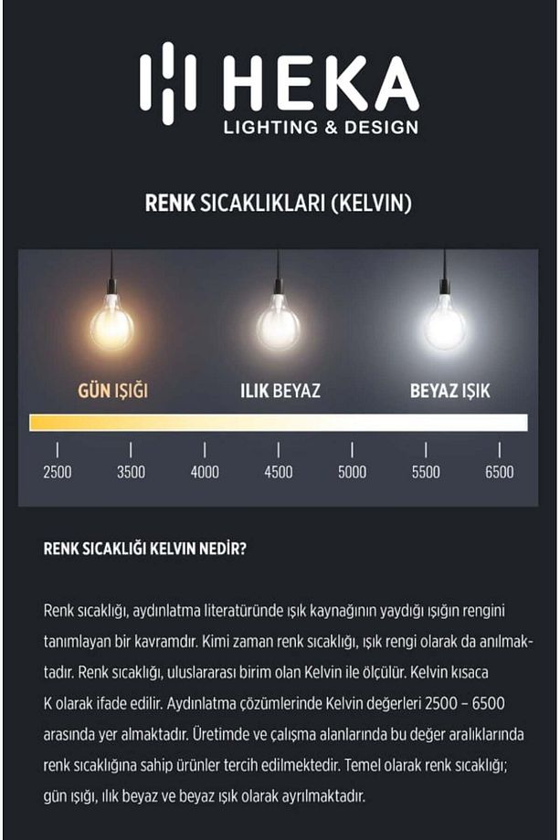 3 Renkli Led Filament Rustik Ampul 6W E27 A60 ERD-261 - 4