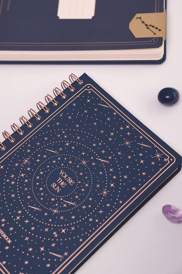 Bullet Journal Edition A5 15x21 cm Spiralli Noktalı Tarihsiz Not Defteri Yıldızlar - 5