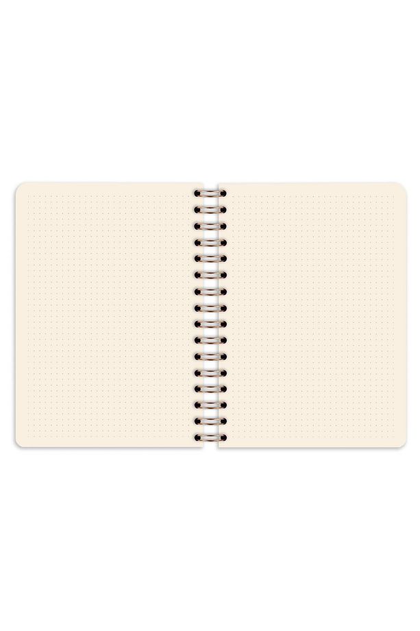 Bullet Journal Edition A5 15x21 cm Spiralli Noktalı Tarihsiz Not Defteri Kelebek - 9