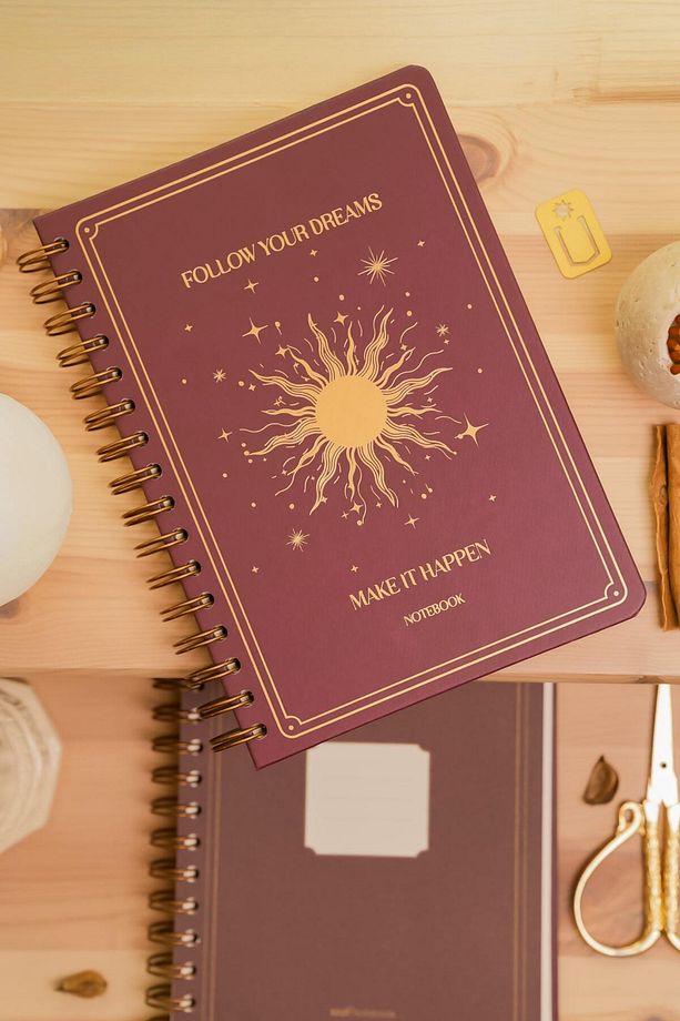 Bullet Journal Edition A5 15x21 cm Spiralli Noktalı Tarihsiz Not Defteri Güneş - 4