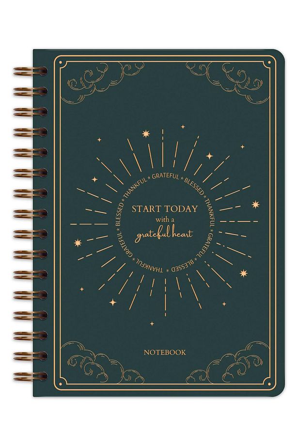 Bullet Journal Edition A5 15x21 cm Spiralli Noktalı Tarihsiz Not Defteri Güneş Bulut - 6