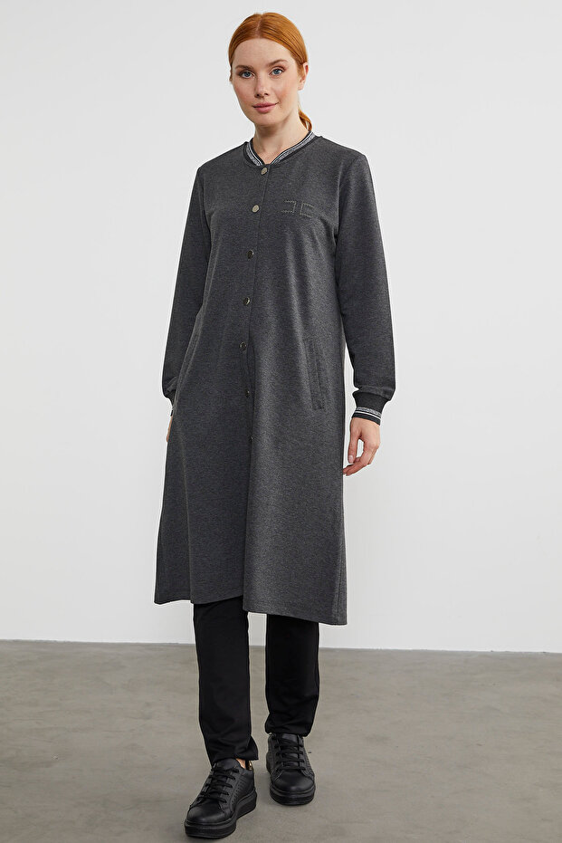 قبعة ذات ياقة جديدة - أنثراسايت - 2