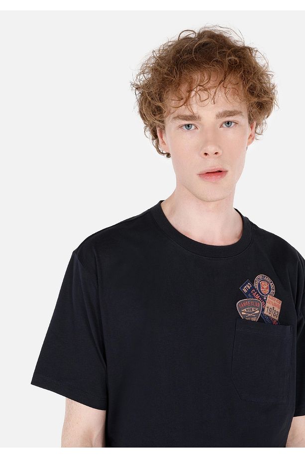 Lacivert Erkek Tshirt K.kol - 4
