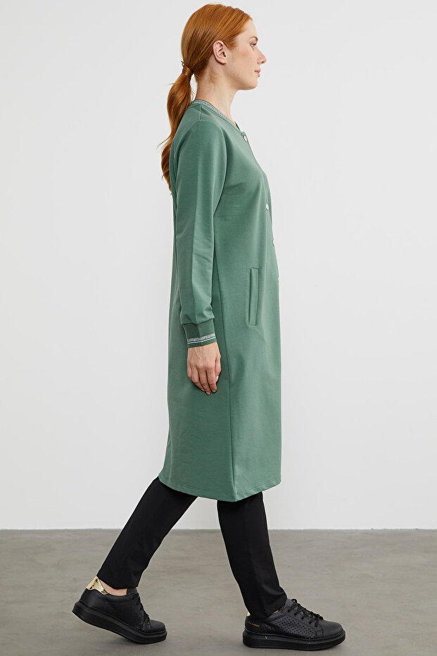 قبعة ذات ياقة جديدة - أخضر - 5