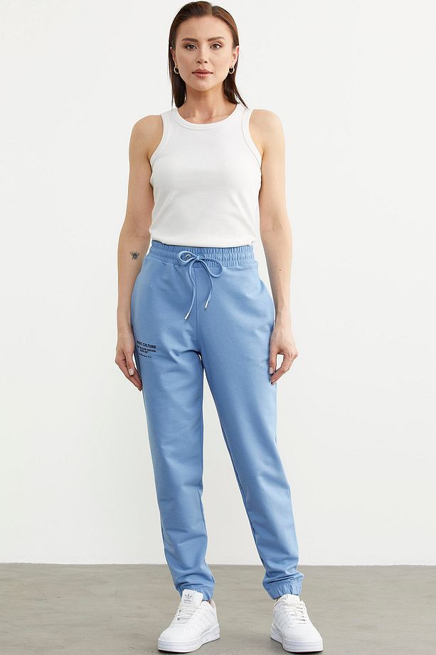 Jogger Eşofman Altı - Mavi - 1
