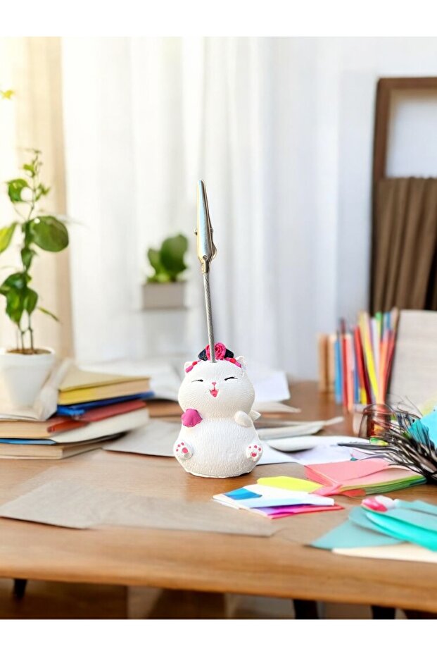Single Japan Luck Cats Kawaii Photo & Note Holder - Office Desk Note Holder