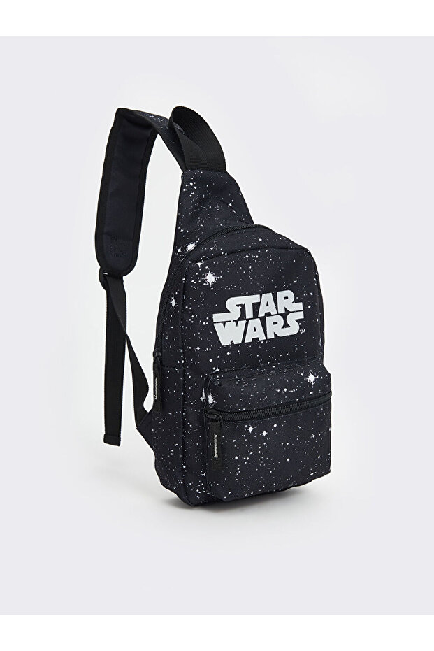Black Printed Boy's Backpack