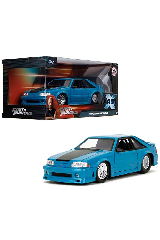 1:24 Fast & Furious 1989 Ford Mustang Gt Die Cast Model Car