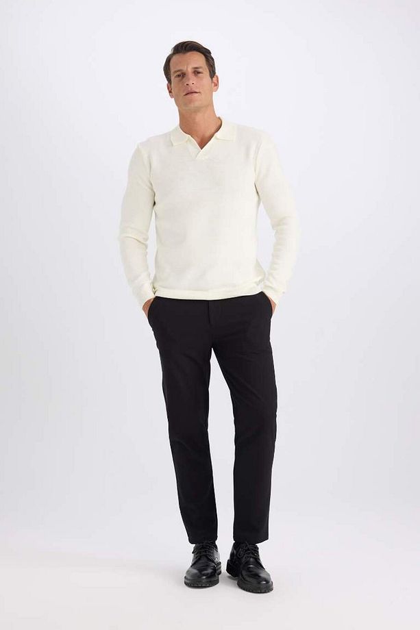 Jogger Düz Paça Her Yöne Esneyen Yazlık Kumaş Pantolon B7520ax25sp - 2