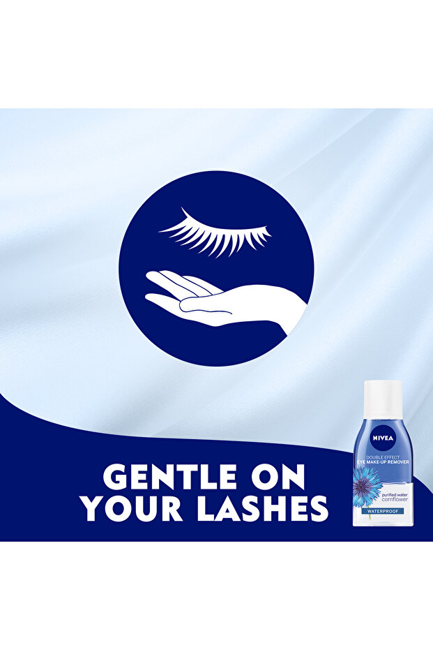 Double Effect Eye Makeup Remover, Sensitive Lashes Protection, 125ml - 5