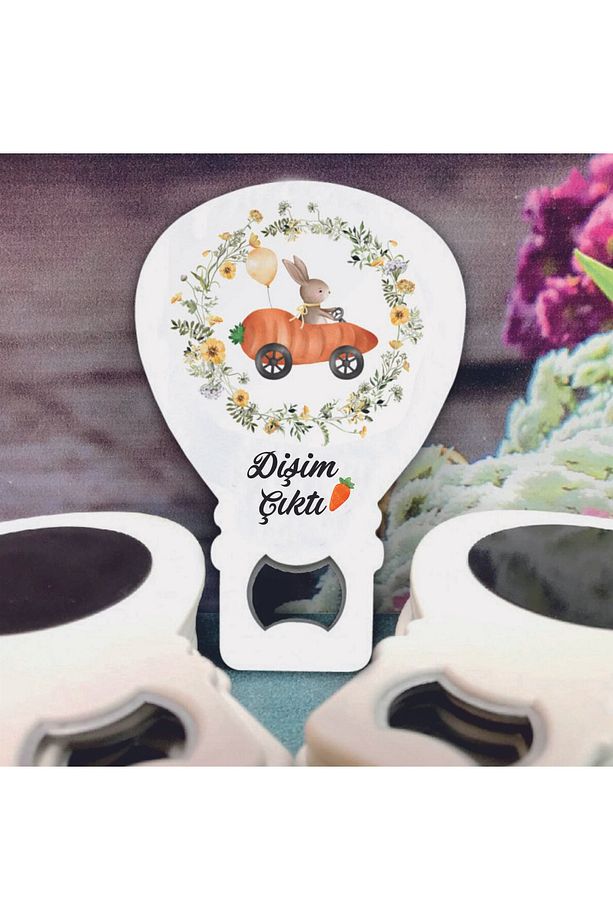 10 Adet (KARTLI VE JELATİNLİ) Diş Buğdayı Balon Açacak Magnet - 1