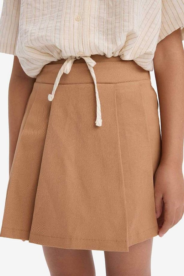 Kız Çocuk Gabardin Pileli Şort Etek E2648a825sm - 6