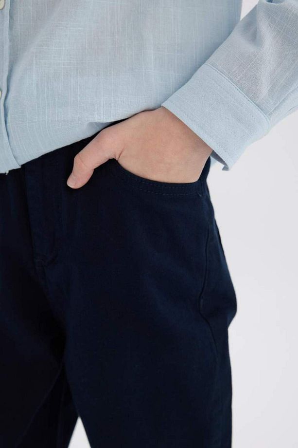 Erkek Çocuk Düz Paça Basic Düz Gabardin Pantolon X4224a625sm - 8
