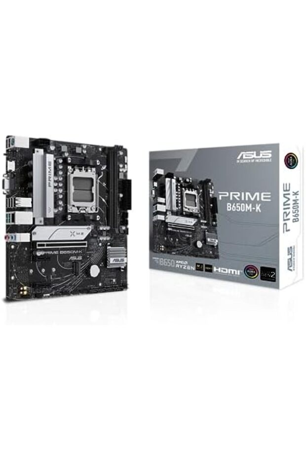 Prime B650M-K DDR5 Motherboard with M.2 PCIe 5.0, Ethernet 2.5GB, HDMI™, VGA, USB 3.2 Gen 2, - 2