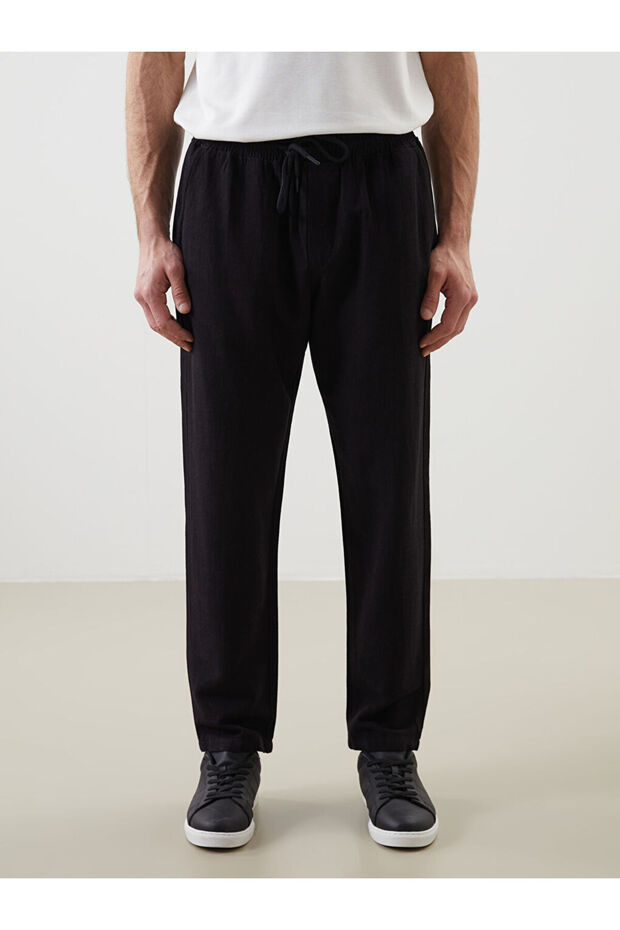 Standart Kalıp Poplin Erkek Pantolon - 2