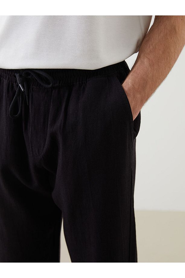Standart Kalıp Poplin Erkek Pantolon - 3
