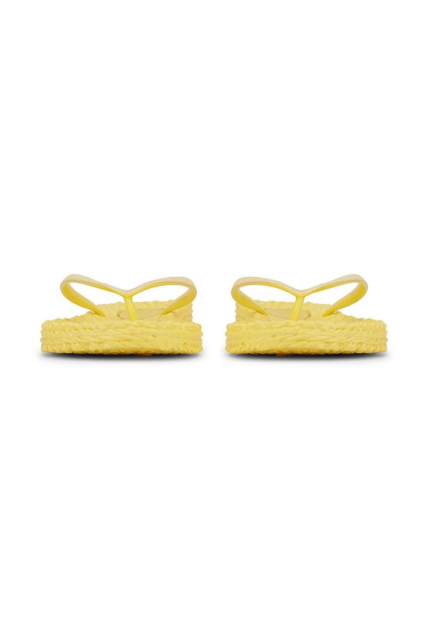 Pale Banana Cheerful01 - Sarı Simli Parmak Arası Terlik - 5