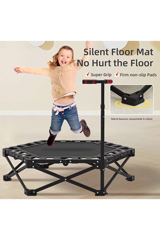 106 Cm Tutmalı KATLANIR Step Trambolin - 4